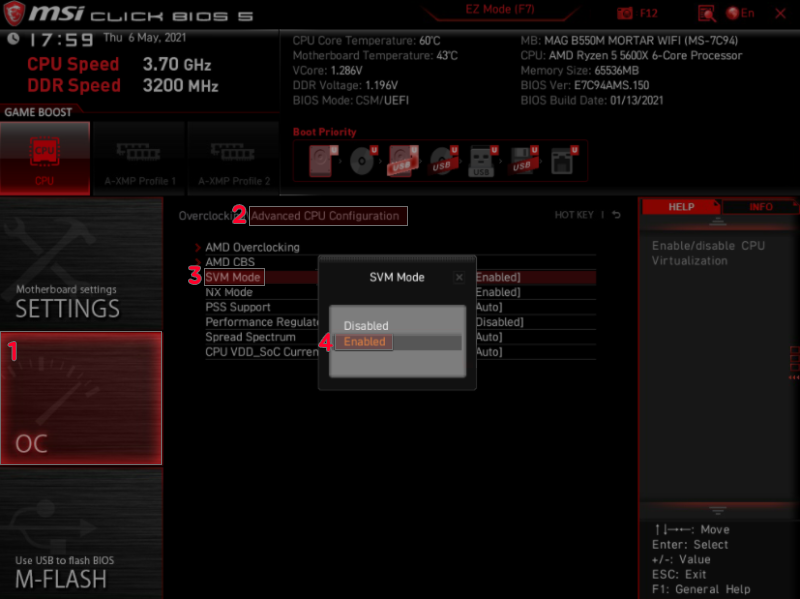 SVM MODE
