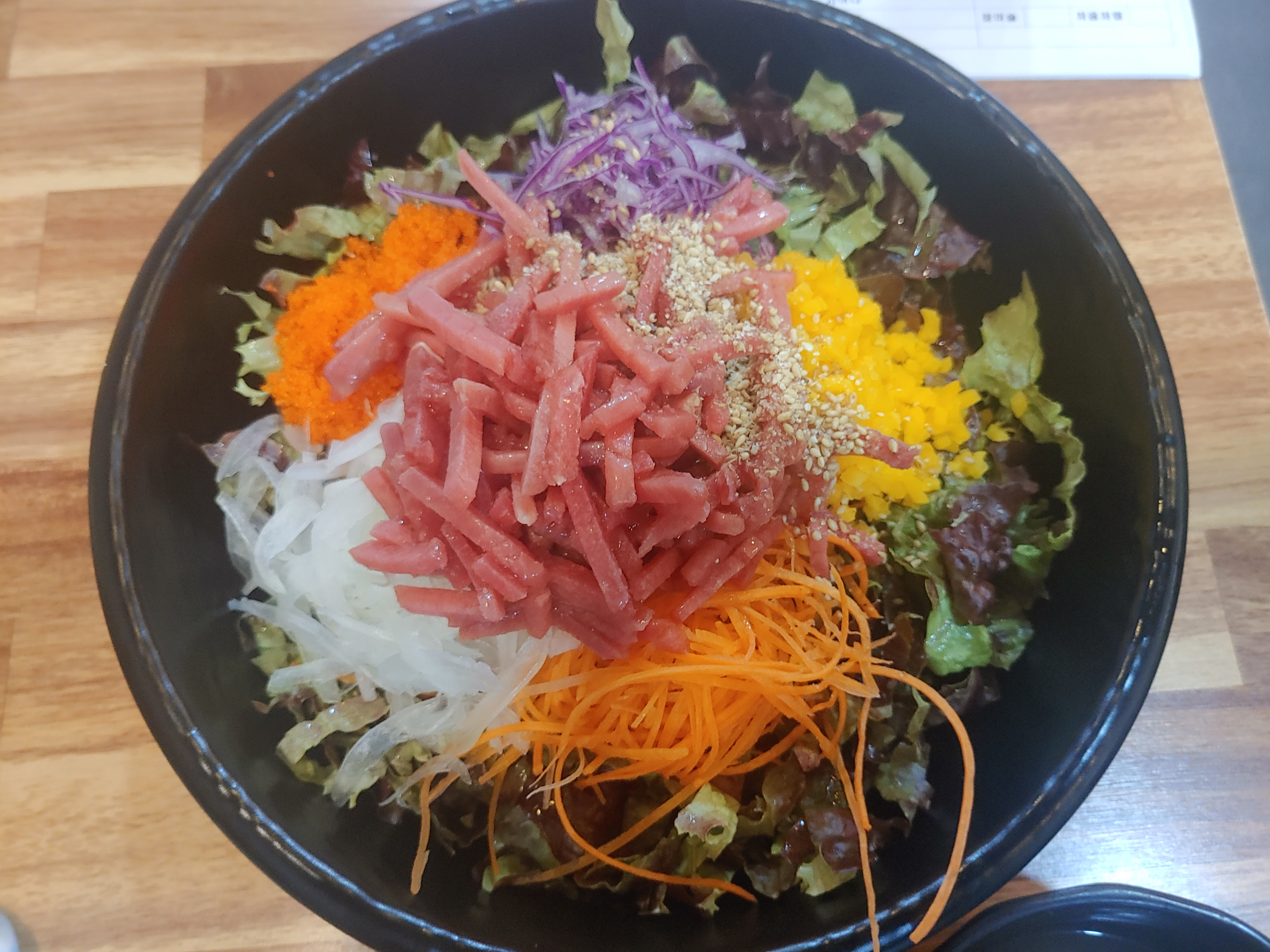  동네맛집 인천 국수평천하에서 육회비빔밥과 군만두 리뷰