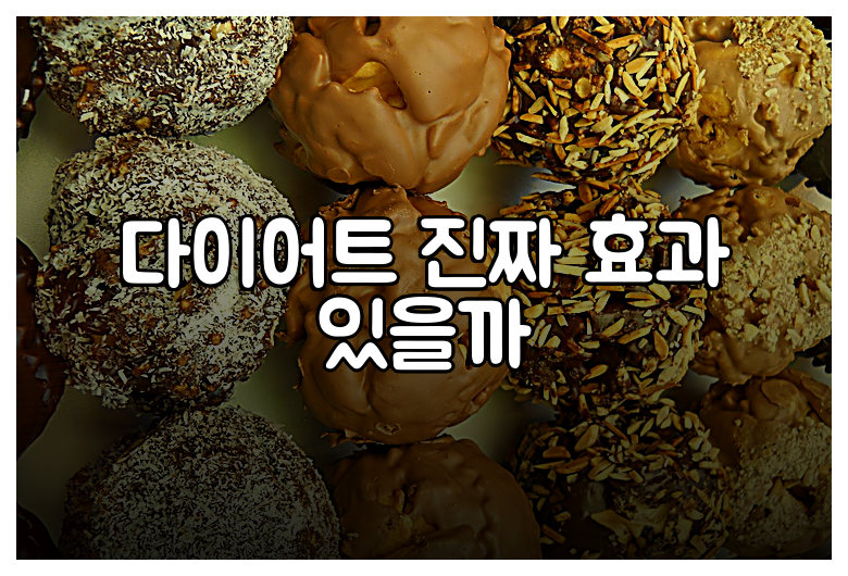 다이어트 진짜 효과 있을까