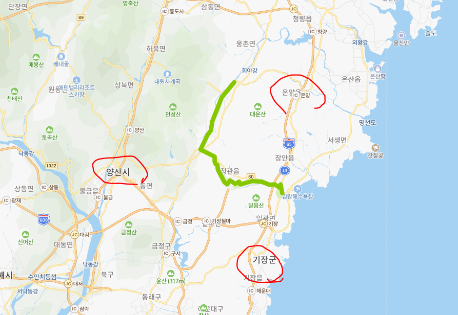  [부산] 302번버스 노선, 시간표 : 기장, 부산추모공원, 부산장안고, 원자력의학원, 좌천리