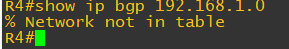 show ip bgp