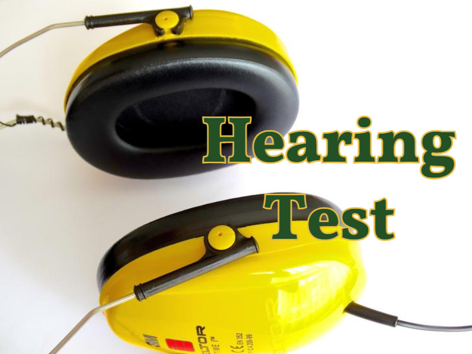 a hearing test
