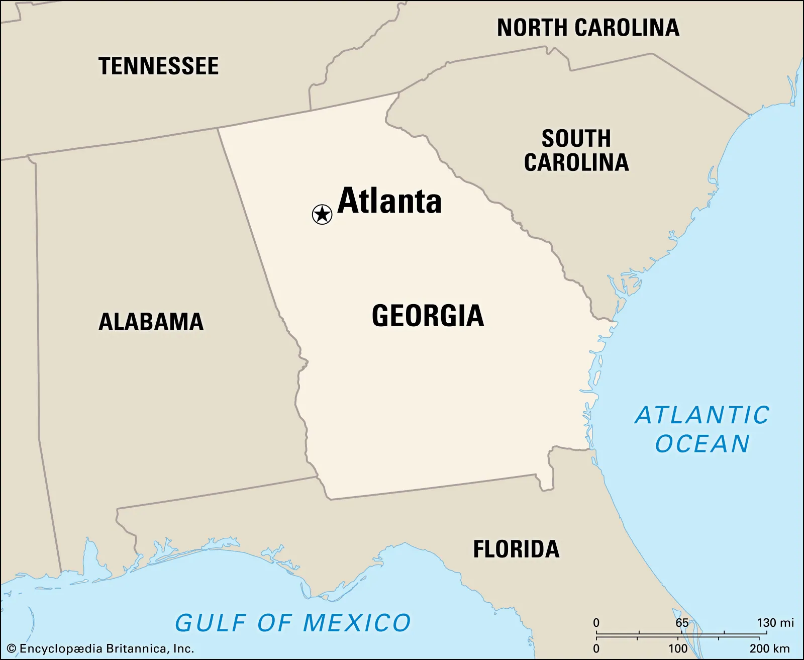 Atlanta in Georgia