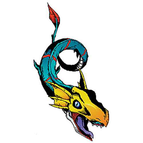  [디지몬도감] 시드 라몬 シードラモン SEADRAMON SEADRAMON