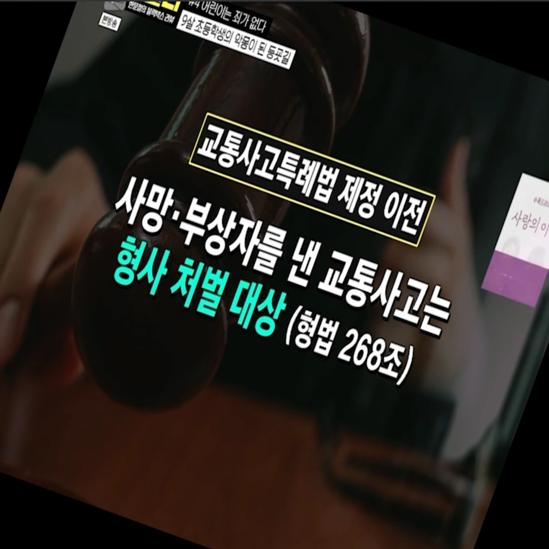  합법적인 악법  교통사고특례법 제정 필요