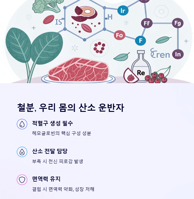 철분 부족 증상