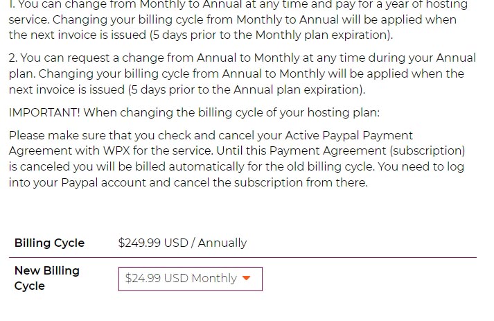 호스팅-월간결제-연간결제