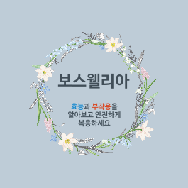  보스웰리아 효능과 부작용?(나는 XXX가 있는데 먹어도 괜찮을까?)