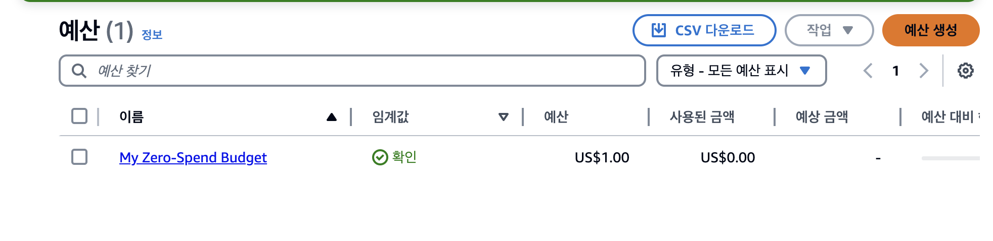 aws bugets 설정 - undefined - 단순 프리 티어 예산 설정 aws bugets 설정 - undefined - 단순 프리 티어 예산 설정