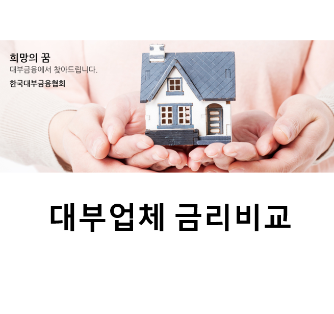  대부업체 신용대출 금리비교 - 2020년10월11일