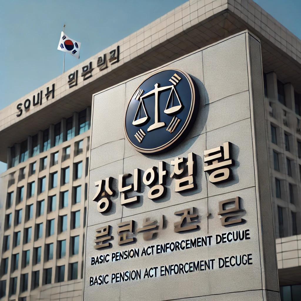 기초연금법 시행령