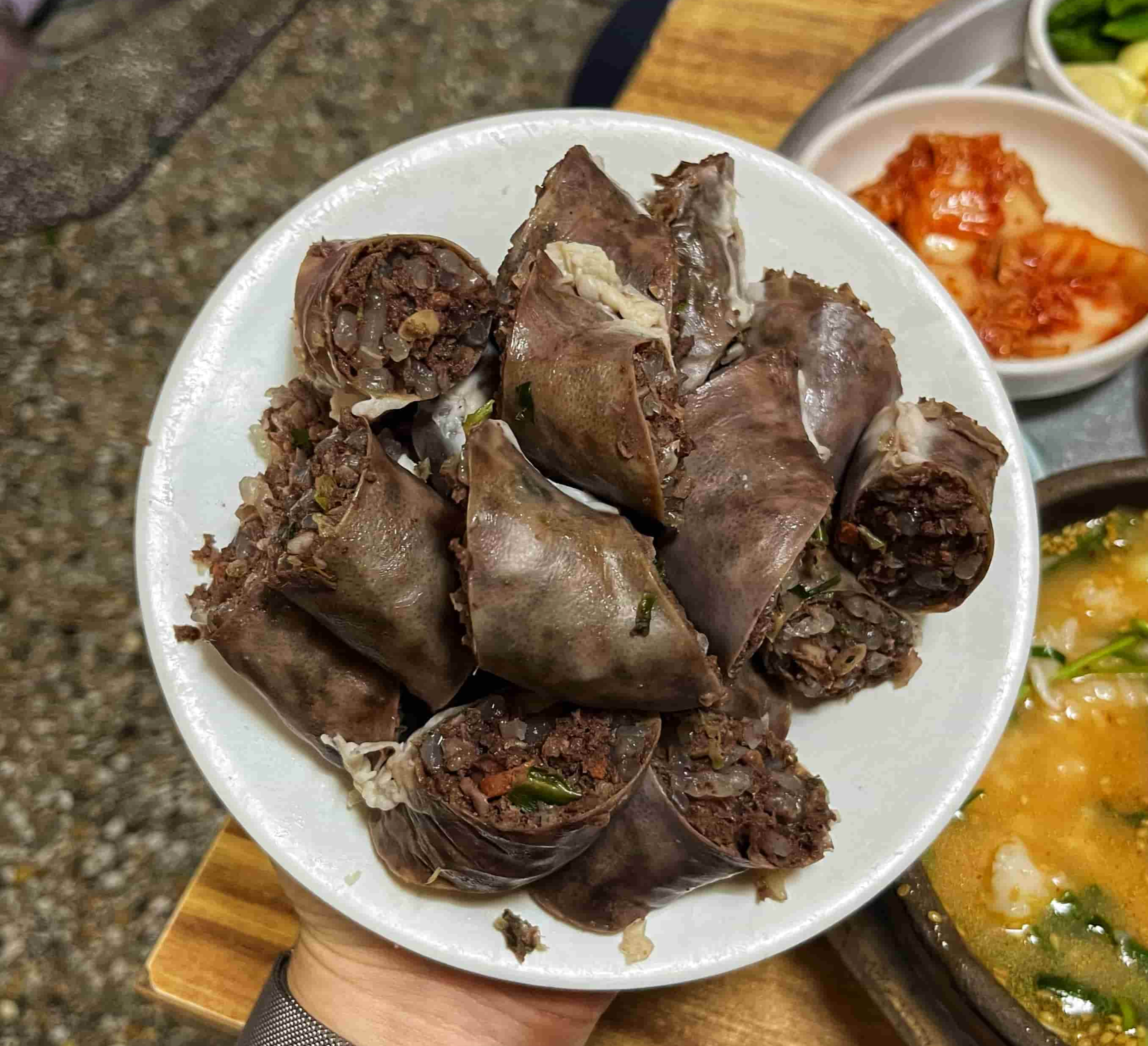 가마솥돼지국밥 순대 사진