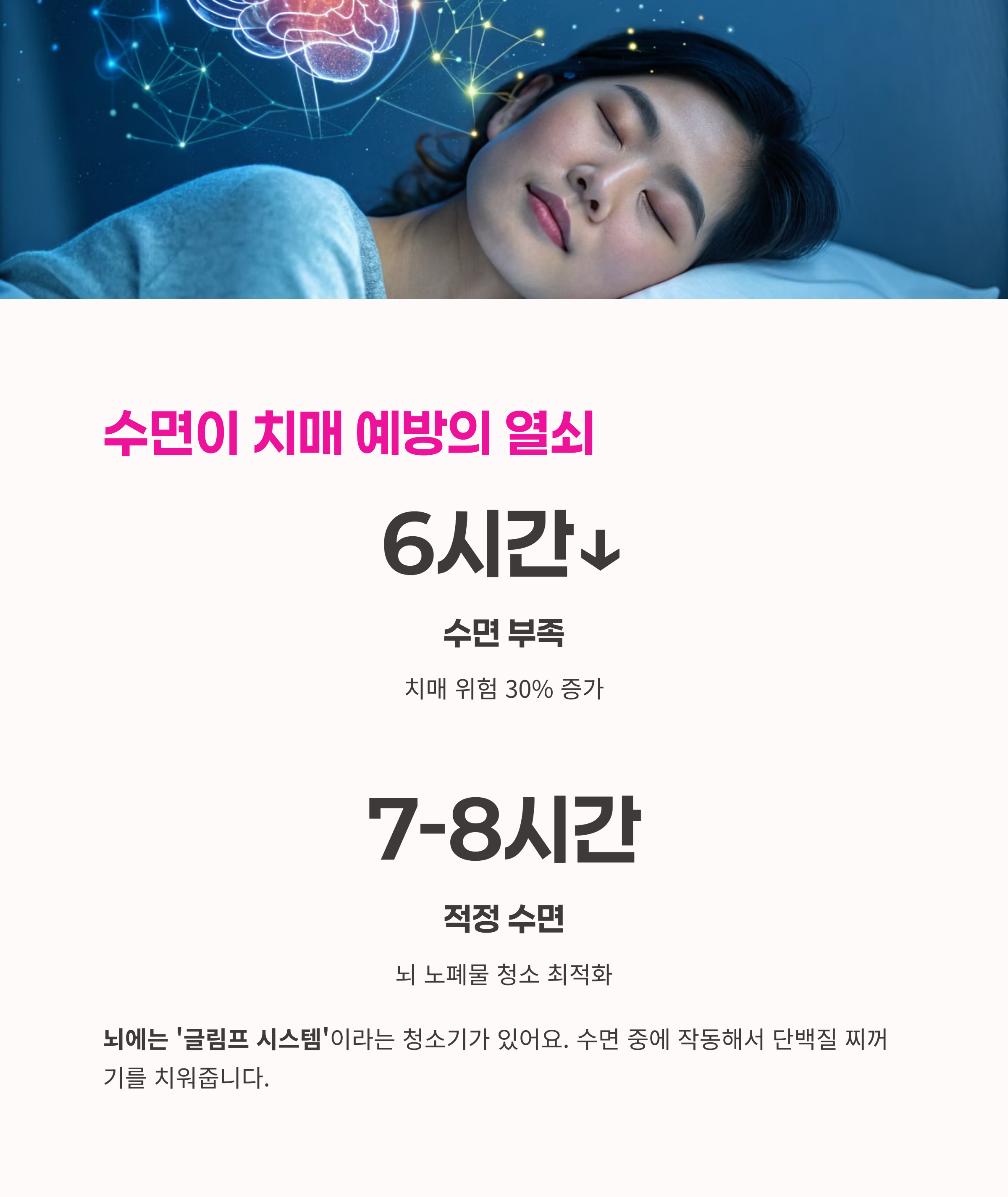뇌 건강 수면,