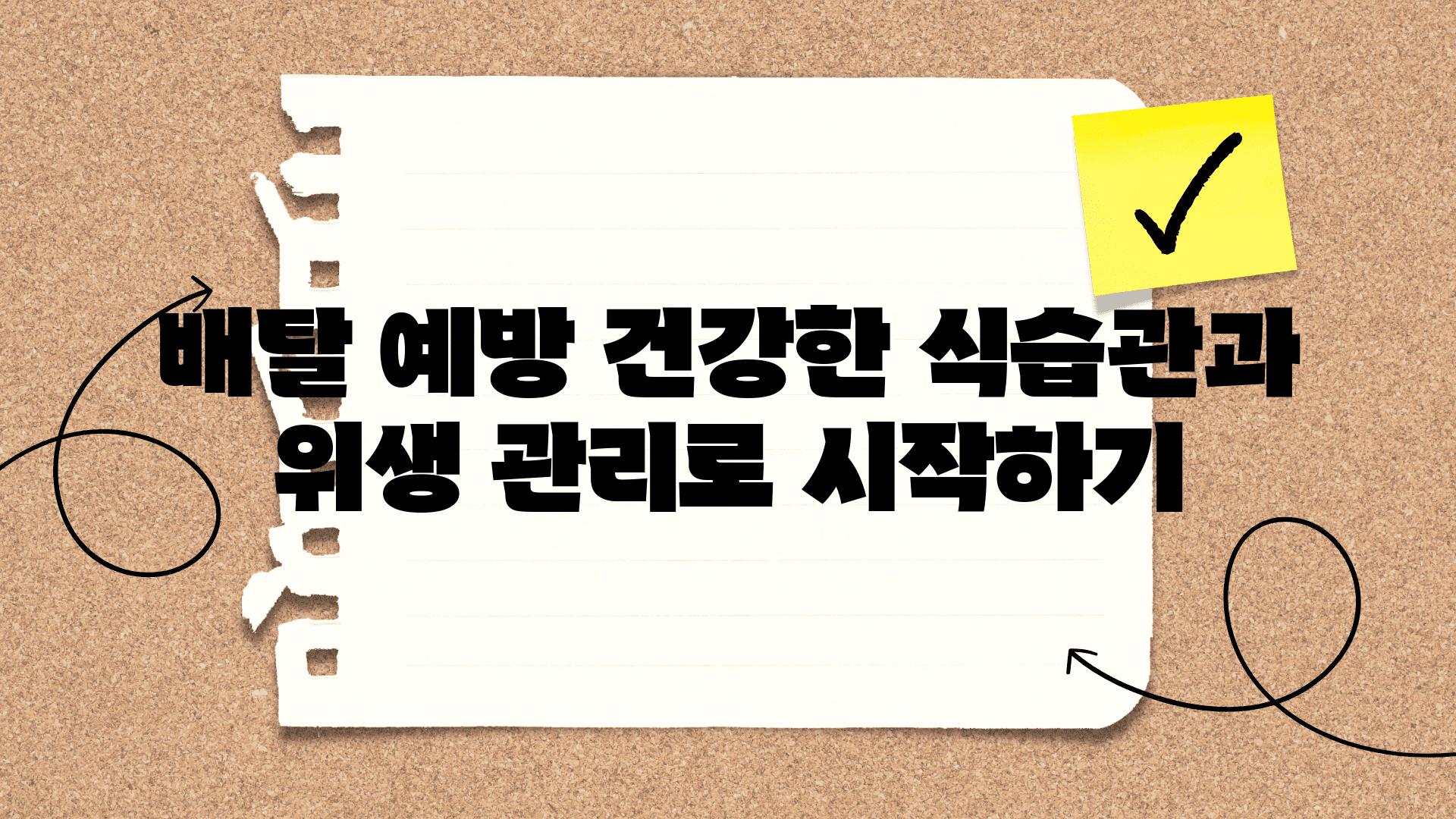 배탈 예방 건강한 식습관과 위생 관리로 시작하기