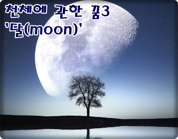  [무료꿈해몽]천체에 관한 꿈3-달(Moon)꿈;달빛꿈,태몽,천생베필,초승달,반달,창세기37장 요셉의 꿈,달이물속에비치는꿈,월식,달을껴안는꿈,달빛아래,달빛속을달리는꿈 등