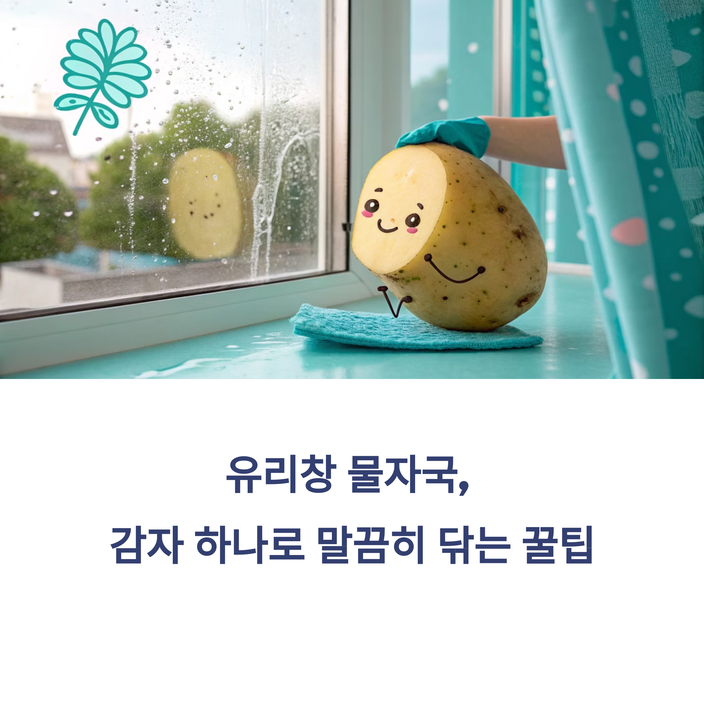유리창 물자국, 감자 하나로 말끔히 닦는 꿀팁