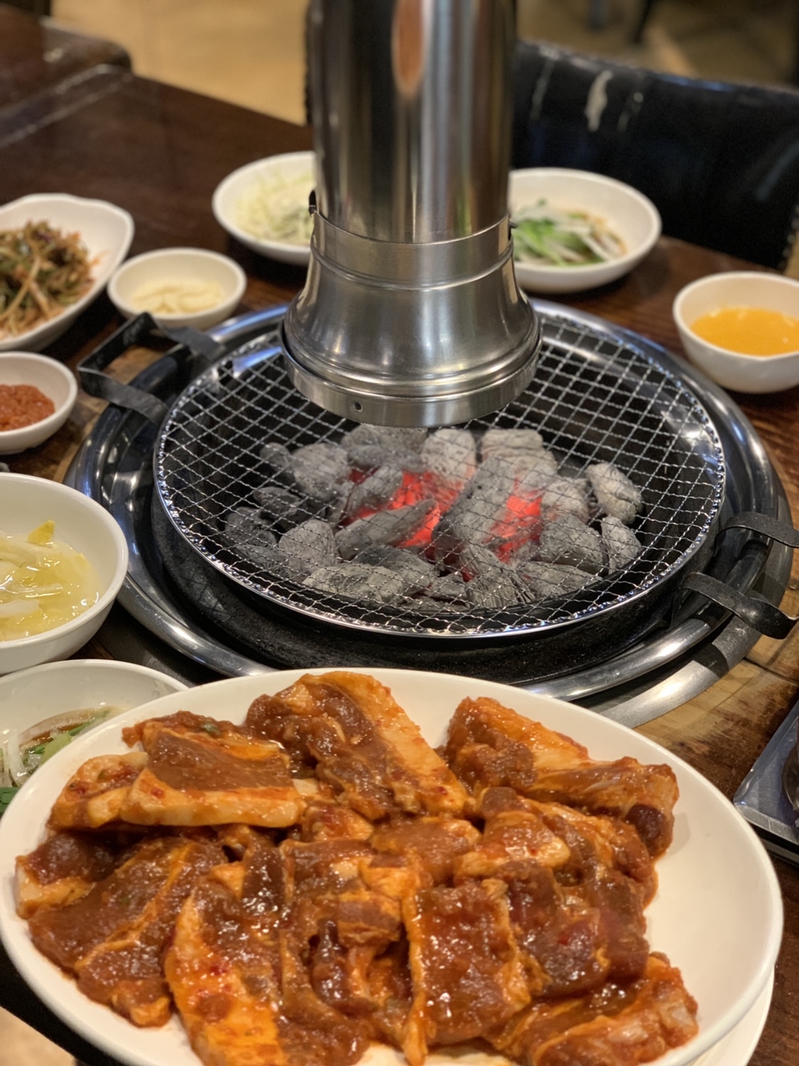 양지말화로구이 고추장삼겹살