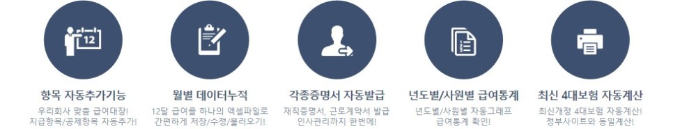 업무를 빠르고 간단하게 처리하기! 급여관리 프로그램으로 급여 21