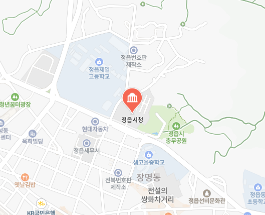 정읍시청 위치