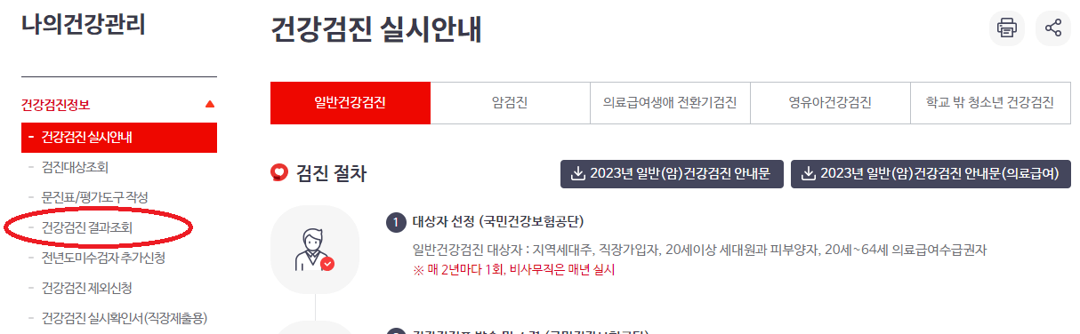 결과조회