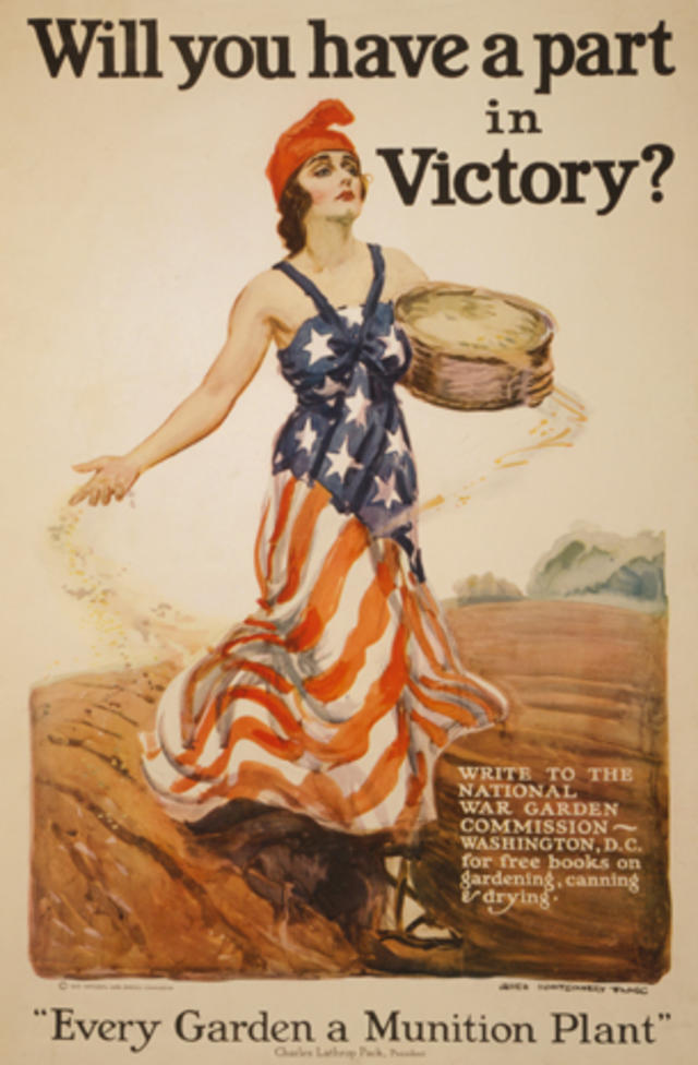 제1차 세계대전 미국 자급자족 포스터