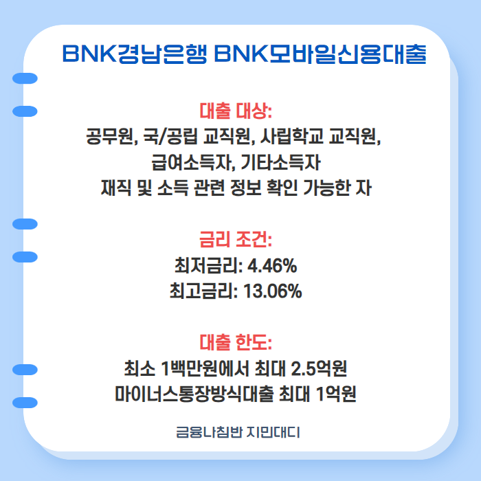 BNK경남은행 BNK모바일신용대출 02