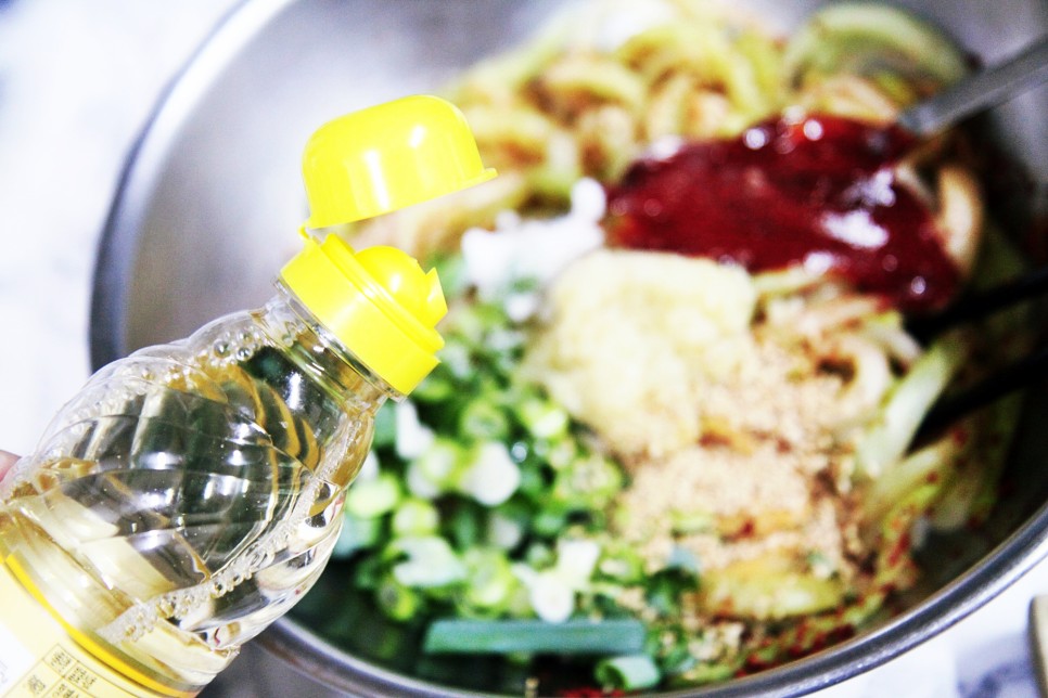 양념 길거리 음식 만드는 법 시원한 맛 여름 반찬 오이 길거리 음식 7