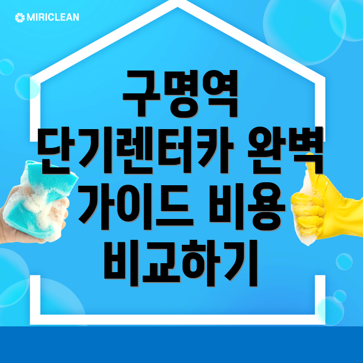 구명역 단기렌터카