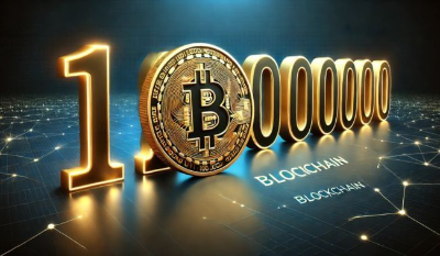100만 개의 비트코인을 보유한 것으로 알려진 사토시 나카모토와 비트코인 금화 이미지.