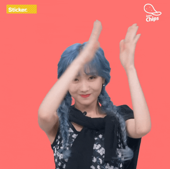  [러블리즈 류수정] 아이콘칩스 스티커 움짤