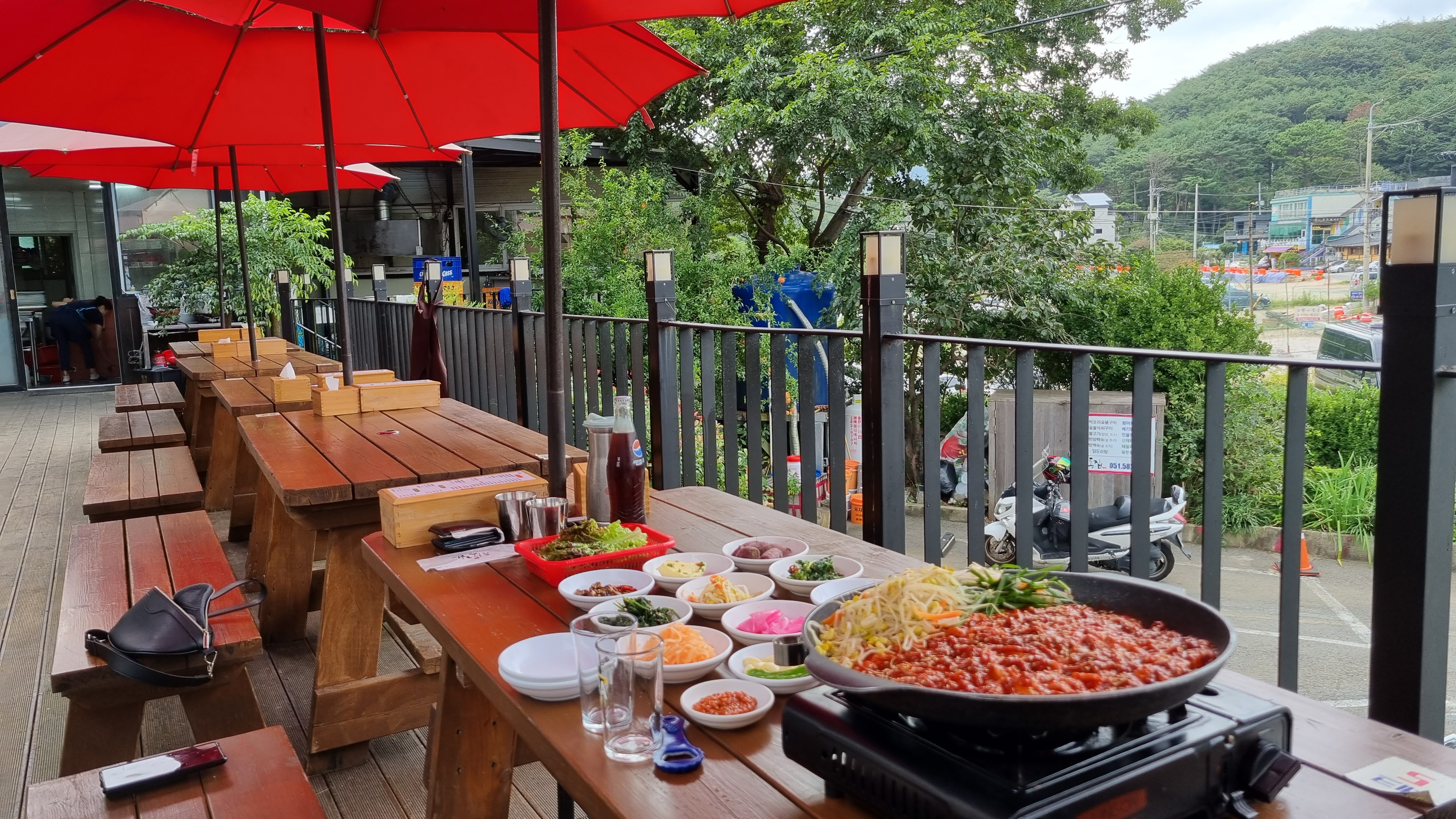  <부산 오륜동> 금정구 회동저수지 오리불고기 맛있는집 " 하동집 "