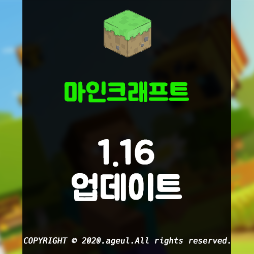 마인크래프트 JE(PC) 1.16 업데이트 자세히 살펴보자!