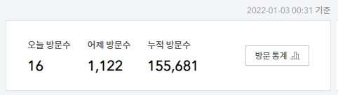 방문자수 1000명 돌파