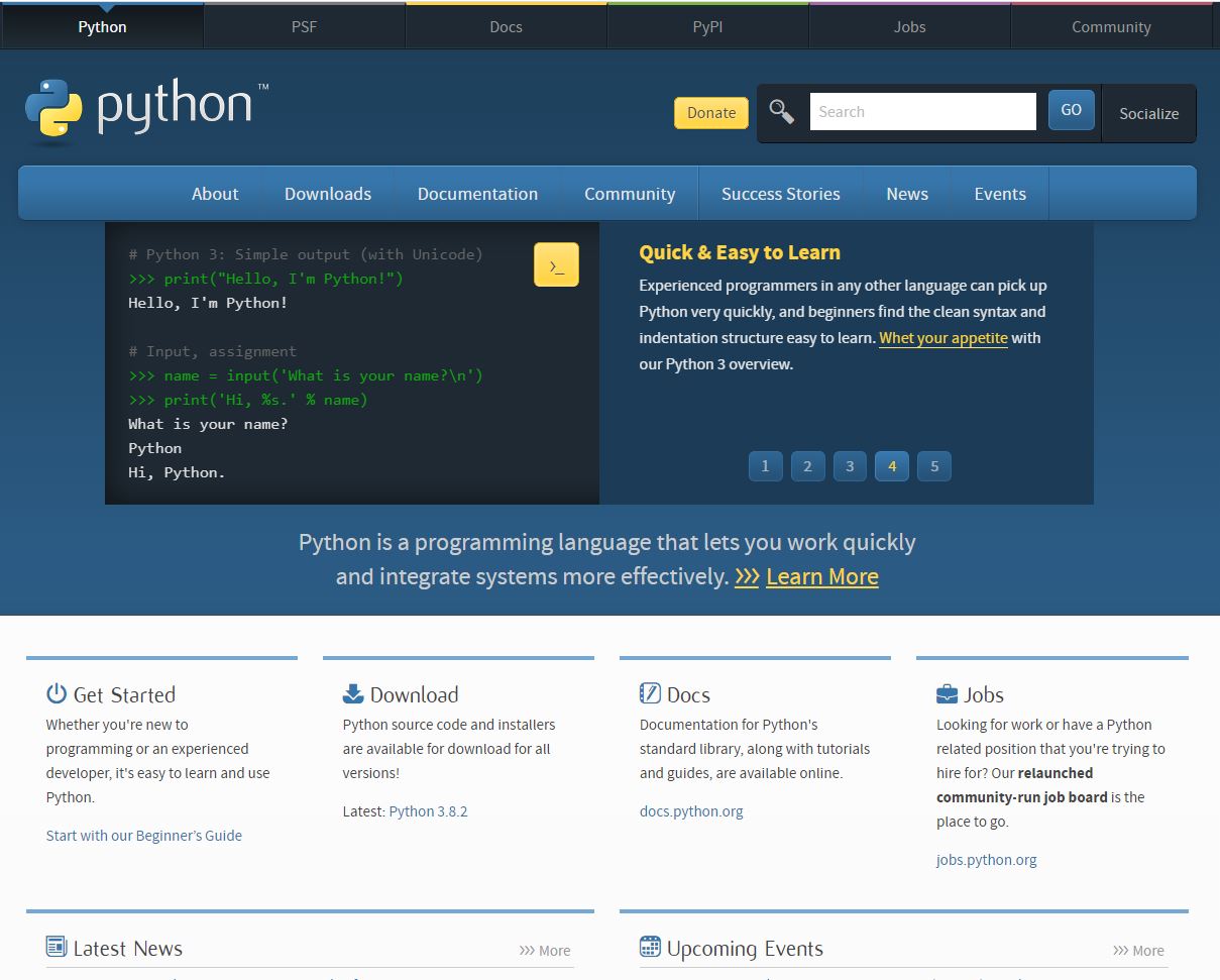   Python(#1) - python 환경 조성 및 기초 알아보기!