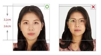 여권사진예시