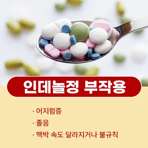 인데놀정 부작용