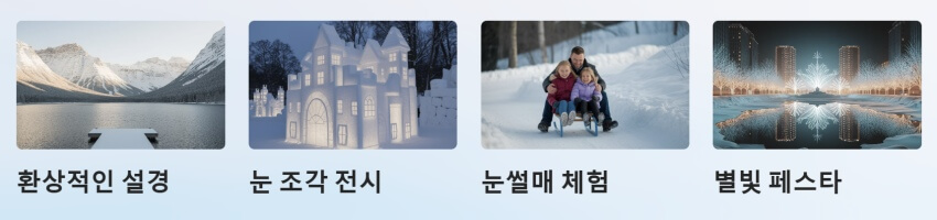 태백산 눈 축제 ppt 이미지