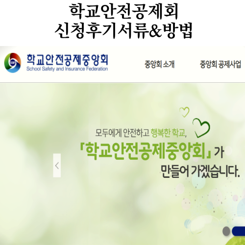 학교안전공제회 공제제도 실비 신청방법 신청서류 지급후기