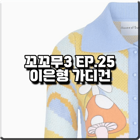  꼬꼬무3 25회 이은형 가디건 :: 하우스오브써니 더 빅 블룸 카라 가디건