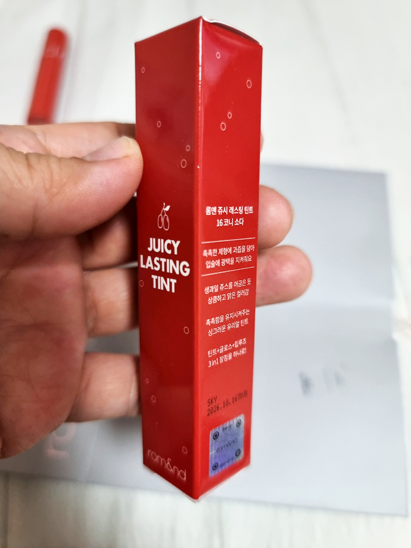 롬앤 쥬시래스팅 틴트 RED 코니소다 MLBB 핑크펌킨
