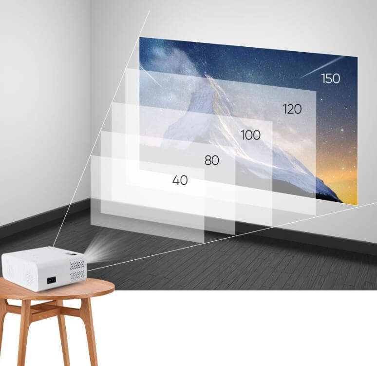 조아빔 무선 미러링 HD급 고해상도 LED 빔프로젝터 JD-720H