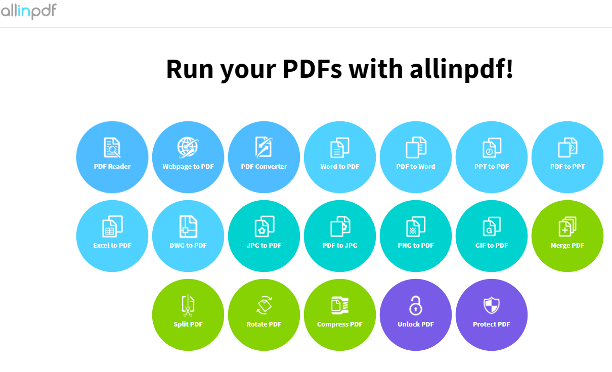 PDF 파일 쉽게 변환 하는 방법 - allinpdf 사이트 이용