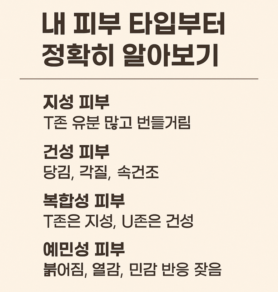 내 피부 타입부터 정확히 알아보기