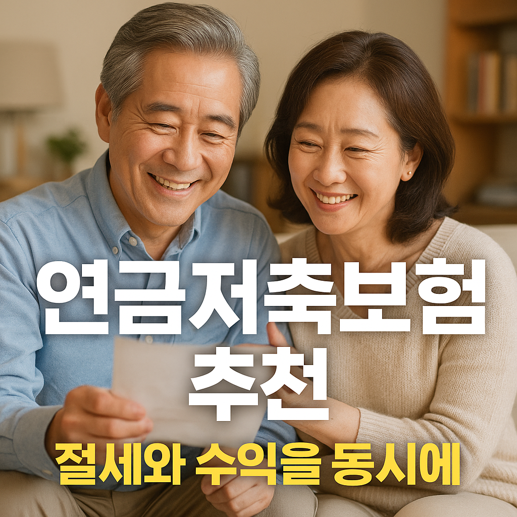 연금저축보험 추천 TOP5 ❘ 절세와 수익을 동시에
