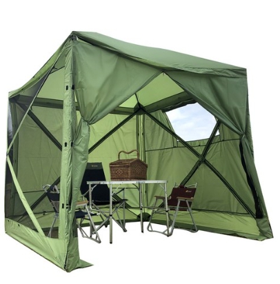 조아캠프 원터치 돔 스크린 사각 텐트