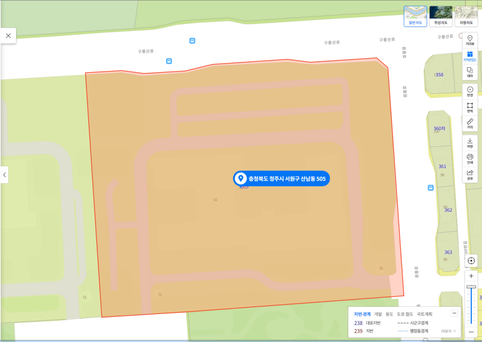 활용해서 주소 찾는 네이버 지번지도 1