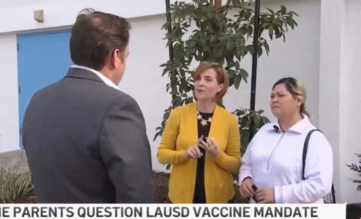  접종에 환장한  선생들? VIDEO: Mom Says Son Vaccinated in Exchange for Pizza at LAUSD Without Her Consent