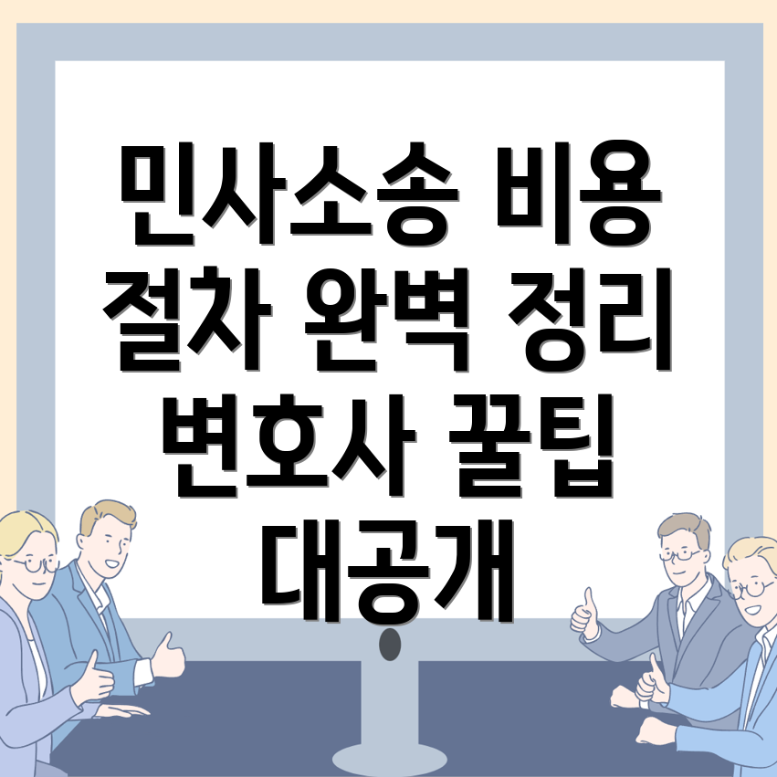 민사소송 변호사 비용
