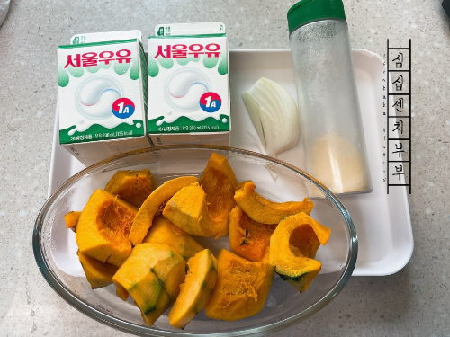 단호박스프재료
