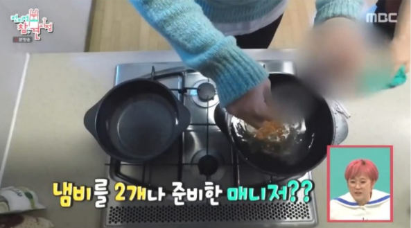  트레이너 출신 홍현희 매니저가 끓여준 라면